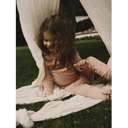 Lil' Atelier Uld Bluse LS Nava Rugby Tan