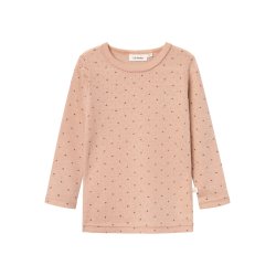 Lil' Atelier Uld Bluse LS Nava Rugby Tan