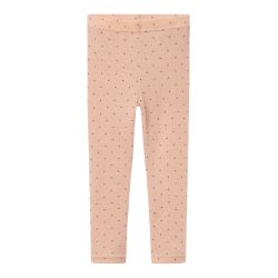 Lil' Atelier Uld Leggins Nava Rugby Tan