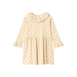 Lil' Atelier Kjole LS Gago Kem Wood Ash