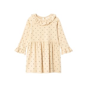 Lil' Atelier Kjole LS Gago Kem Wood Ash