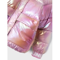 Name It Puffer Jakke Malan Foil Moonlite Mauve
