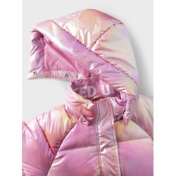 Name It Puffer Jakke Malan Foil Moonlite Mauve