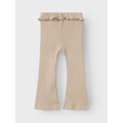 Lil' Atelier Bukser Sophia Slim Bootcut Leggins Travertine