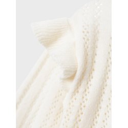 Lil' Atelier Bluse LS Strik Nina Coconut Milk