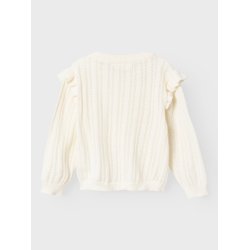 Lil' Atelier Bluse LS Strik Nina Coconut Milk