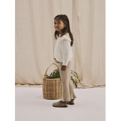 Lil' Atelier Bluse LS Strik Nina Coconut Milk