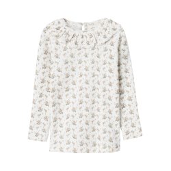 Lil' Atelier Bluse LS Gago Kni Slim Coconut Milk