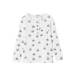 Lil' Atelier Bluse LS Gavo Slim Coconut Milk