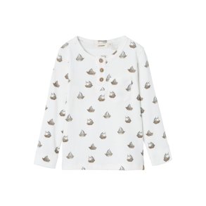 Lil' Atelier Bluse LS Gavo Slim Coconut Milk