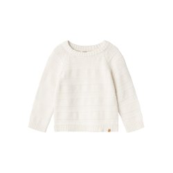 Lil' Atelier Bluse LS Strik Larson Coconut Milk