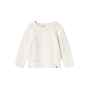 Lil' Atelier Bluse LS Strik Larson Coconut Milk