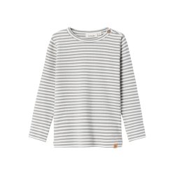 Lil' Atelier Bluse LS Gago Kre Slim Limestone