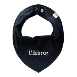 Name It Hagesmk Yatte Scarf Bib "Lillebror" Dark Sapphire