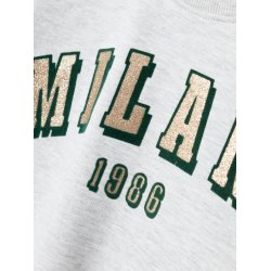 Name It Sweatshirt LS Losefine Short Light Grey Melange