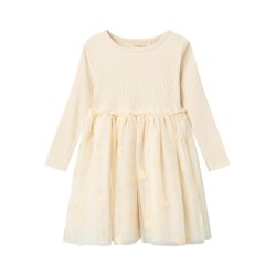 Name It Kjole LS Najas Summer Sand