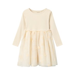 Name It Kjole LS Najas Summer Sand