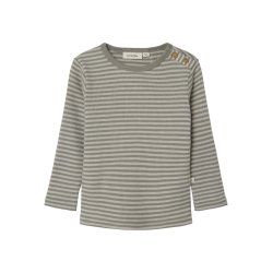 Lil' Atelier Uld Bluse LS Fable Laurel Oak