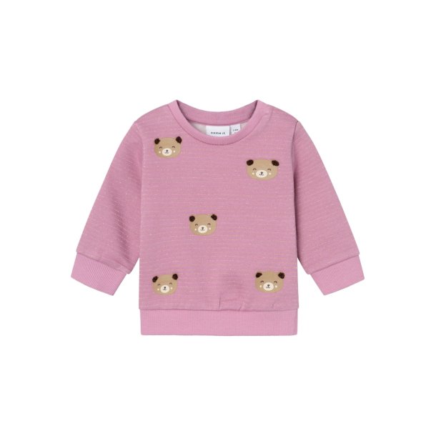 Name It Sweatshirt LS Baby Olvine Mauve Orhid