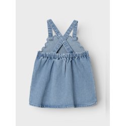 Lil' Atelier Kjole SL Kaja Denim Skirtall Medium Blue Denim