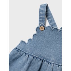 Lil' Atelier Kjole SL Kaja Denim Skirtall Medium Blue Denim