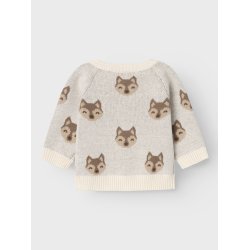 Lil' Atelier Cardigan LS Strik Lamao Birch