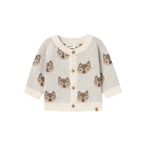 Lil' Atelier Cardigan LS Strik Lamao Birch
