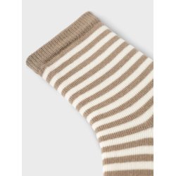Lil' Atelier Sokker Elove Stripe Birch
