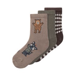 Name It Sokker Olan 3-pak Bracken Peak Tea Leaf