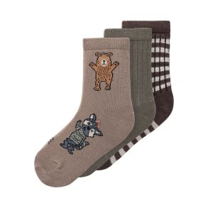 Name It Sokker Olan 3-pak Bracken Peak Tea Leaf