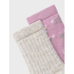 Name It Sokker Olinne 2-pak Mauve Orhid