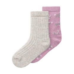Name It Sokker Olinne 2-pak Mauve Orhid