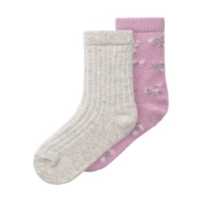 Name It Sokker Olinne 2-pak Mauve Orhid
