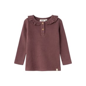Lil' Atelier Bluse LS Thoro Hou Slim Rose Brown 