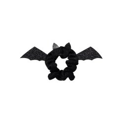 Name It Hrelastik Scrunchie Halloween Booh Black