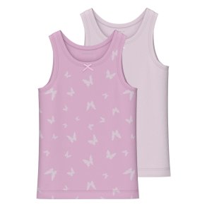 Name It Undertrjer 2-pak Tank top Butterfly Pink Lavender 
