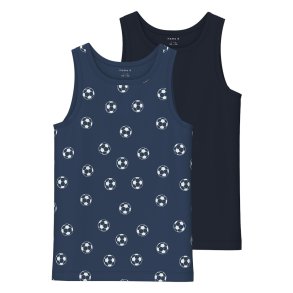 Name It Undertrjer 2-pak Tank top Football Dark Denim