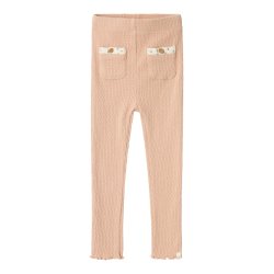 Lil' Atelier Leggins Mini Frea Slim Rugby Tan
