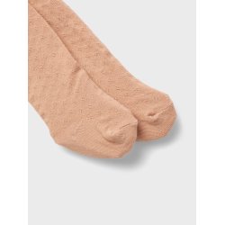 Lil' Atelier Strmpebukser Filso Ana Pointelle Rugby Tan