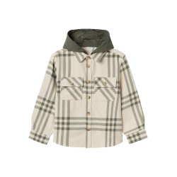 Name It Skjorte LS Osom Overshirt Tea Leaf