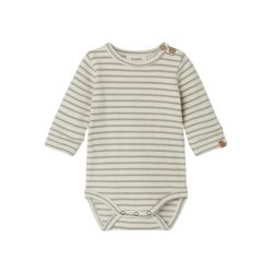 Lil' Atelier Body LS Thoro Slim Stripe Birch