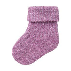 Name It Sokker Baby Nobba Glitter Mauve Ochid