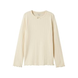 Name It T-shirt LS Kids Nolea Slim Parchment