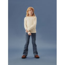 Name It T-shirt LS Kids Nolea Slim Parchment