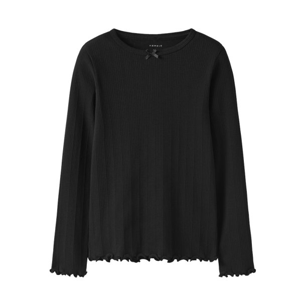 Name It T-shirt LS Kids Nolea Slim Black