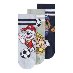 Name It Sokker Mini 3-pak Jonathan Paw Patrol Dusty Blue