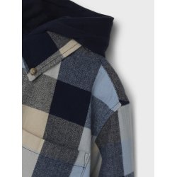 Name It Skjorte Kids LS Larry Overshirt Navy Blazer