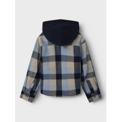 Name It Skjorte Kids LS Larry Overshirt Navy Blazer