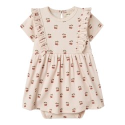 Lil' Atelier Kjolebody SS Lavo Ena Silver Pony