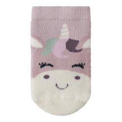Name It Sokker Baby Unicorn Terry Frotte Burnished Lilac